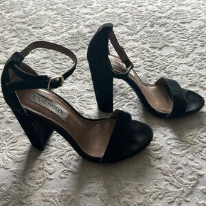 Steve Madden black suede/leather shoes